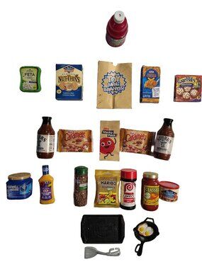 Collection Of 20+ Random Miniature Model Pieces From The Mini Brands Line